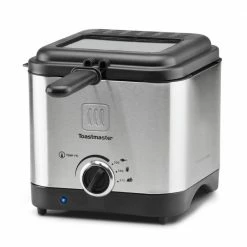 Toastmaster 1500 Watt Adjustable Temp Control Deep Fryer, 1.5 Liter - TM-154DF - Fryers