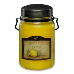 McCall's Laura's Lemon Loaf Classic Jar Candle, 26 oz. - JLL-26 - Candles