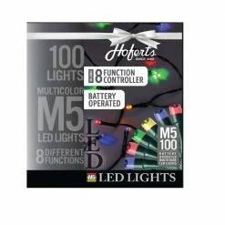 J. Hofert Company Hofer 100 8 Function Battery Operated Set Multi Lights - 4438 - Christmas Decor