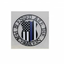 Backyard Expressions 29" Blessed Are The Peacemakers Wheel 909697 - Wall Decor