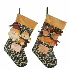 Various Brands 20" Camo Christmas Stocking, Assorted - XZ-SP12042 - Christmas Stockings