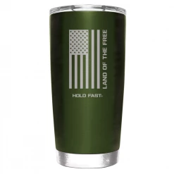 Kerusso Dual Wall Stainless Steel Land Of The Free Mug, 20 oz. - MUGS207 - Tumblers
