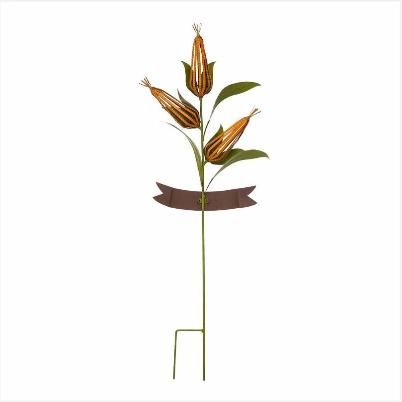 Various Brands 36" Metal Corn Welcome Stake - JKC00616 - Porch Seasonal Decor - Image 2