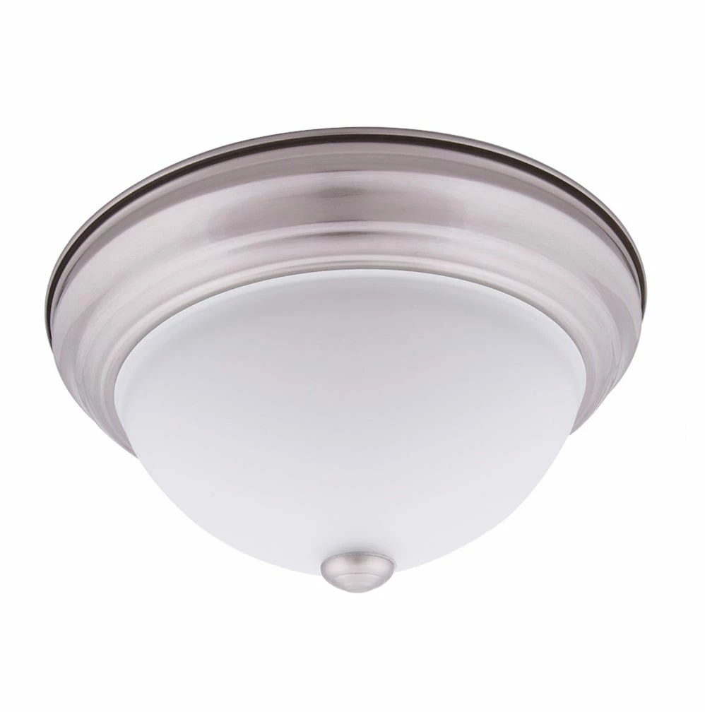 Various Brands 13" Nickel Dome Light - RKDOME13SN - Light Fixtures