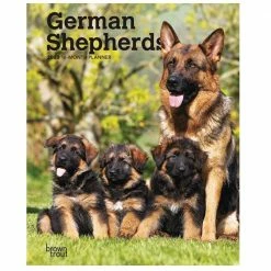 Brown Trout German Shepherds 2023 Monthly Planner - Calendars