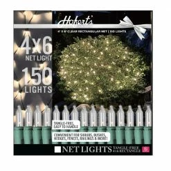 J. Hofert Company Hofer 150 Bulb UL 4 X 6 Net Lights Green Wire Clear Lights - 2669-02 - Christmas Decor