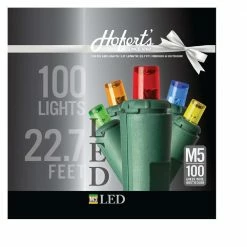 J. Hofert Company Hofer 150 4 X 6 Net Lights Green Wire Multi Lights - 2669 - Christmas Decor