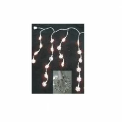 J. Hofert Company Hofer 100 Count LED Snowflake Icicles - 2638-22 - Christmas Decor