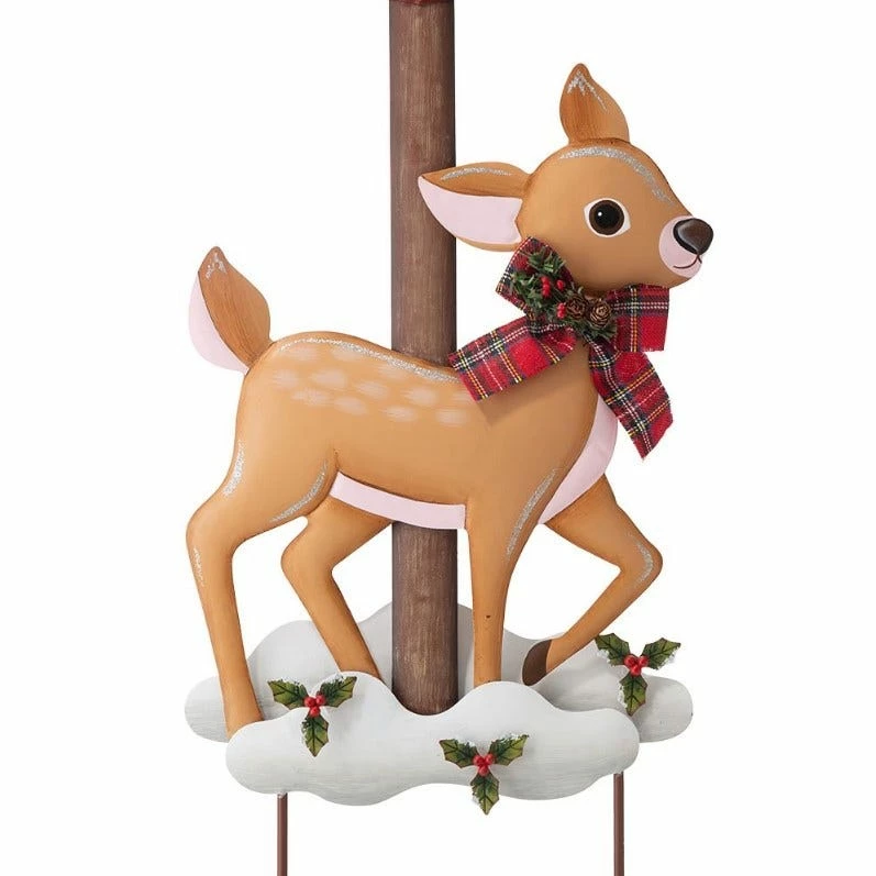 Various Brands 36" Metal Reindeer Squirrel Mail Box Yard Stake - JKC01009 - Porch Seasonal Decor - Image 3