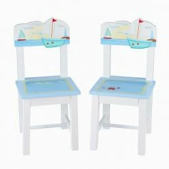 GuideCraft Sailing Extra Chairs Set of 2 G88203 - Kids' Furniture