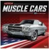 Brown Trout American Muscle Cars 2023 Square Foil Calendar - Calendars