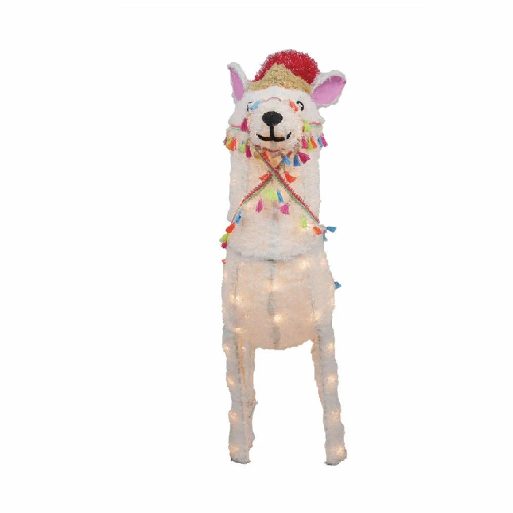 Four Seasons 30" Christmas Alpaca Outdoor Yard Decoration with lights - 21DH0707 - Christmas Decor - Image 3