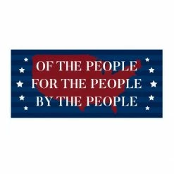 P. Graham Dunn Of The People 15.75 x 5.5 Sign - Q00943RK - Wall Decor