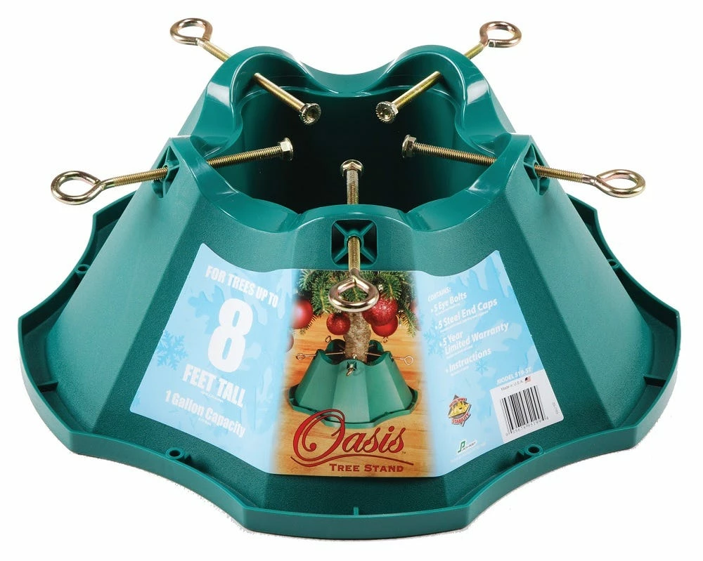 Jack Post Oasis Large Water Capacity Christmas Tree Stand Up to 8 Foot Tree 519ST - Décor - Image 2