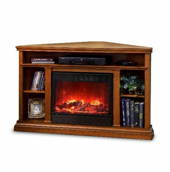 Real Flame Churchill 51" Entertainment Stand w/ Electric Fireplace 3750E - Electric Heaters - Image 2